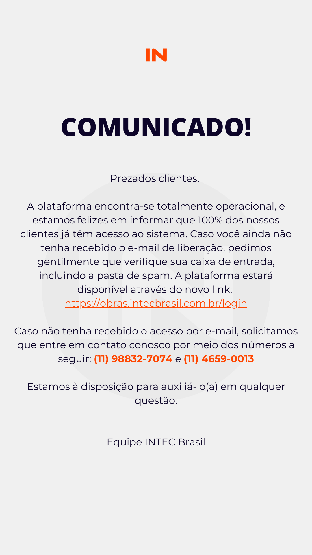 Comunicado